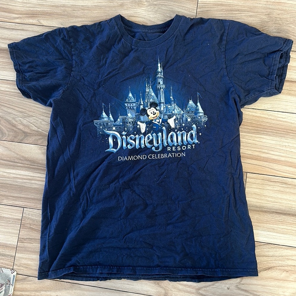 Medium Vintage Disneyland Diamond Celebration T Shirt